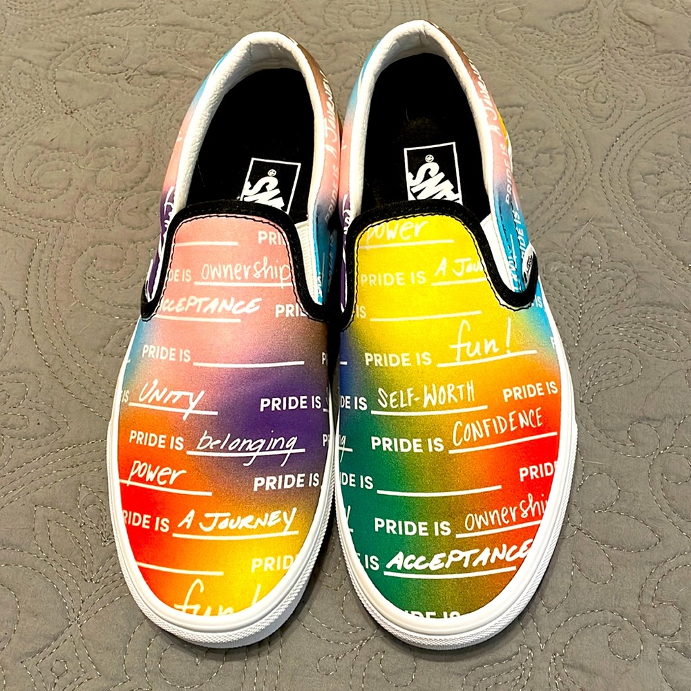 Vans pride women 8 1/2 men’s 7